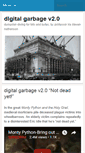 Mobile Screenshot of digitalgarbage.net